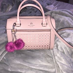 SOLD Kate Spade dusty rose pebble bag